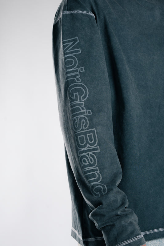 NoirGrisBlanc Longsleeve Heavy Stone Washed Grey