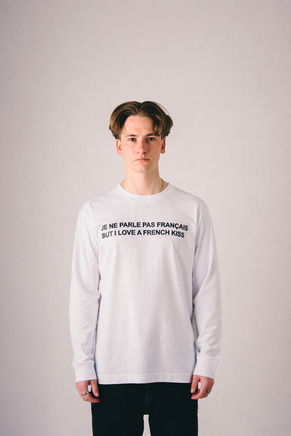 FRENCH KISS LONGSLEEVE - WHITE