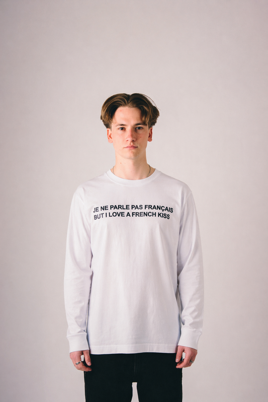 FRENCH KISS LONGSLEEVE - WHITE