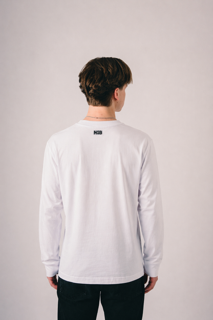 FRENCH KISS LONGSLEEVE - WHITE