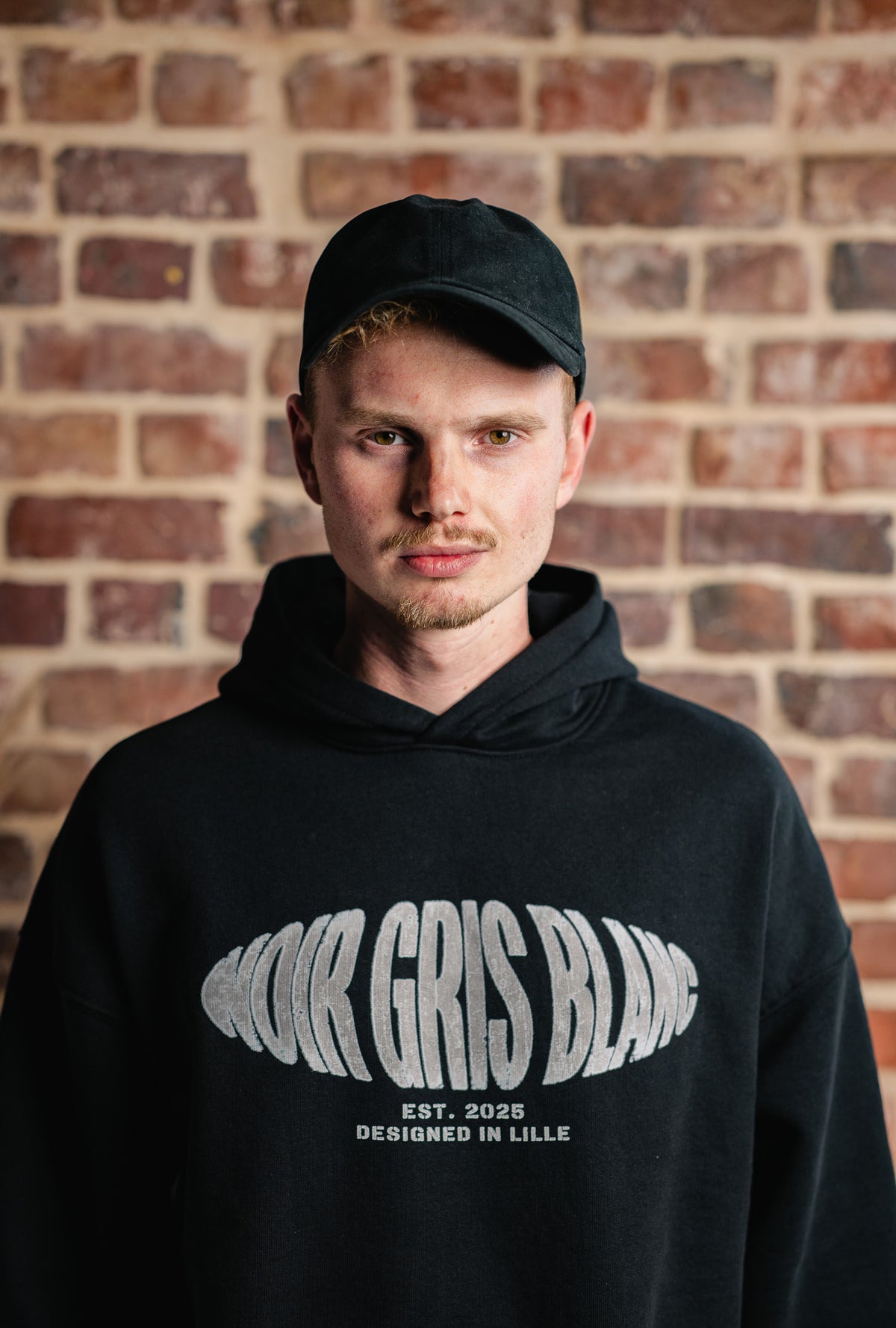NOIRGRISBLANC CAP - BLACK