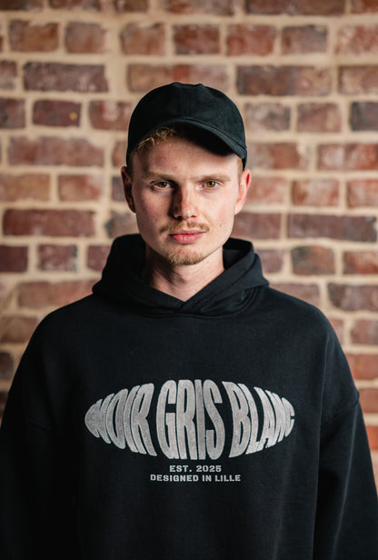 NOIRGRISBLANC CAP - BLACK