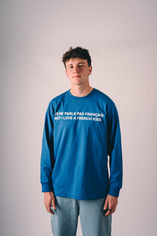 FRENCH KISS LONGSLEEVE - ULTRA BLUE