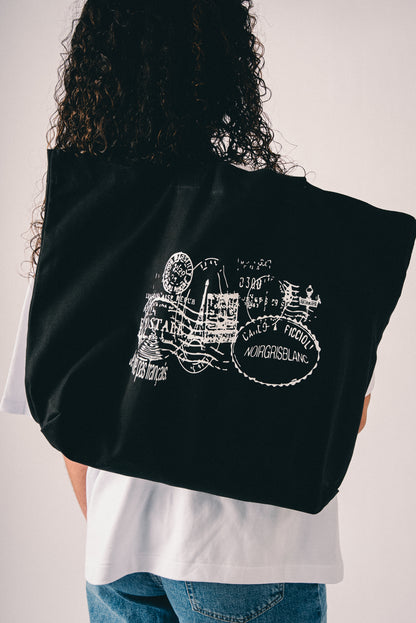 SHOPPERS PASSPORT STAMPS - BLACK