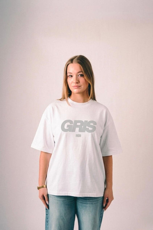 BASIC GRIS TEE - WHITE