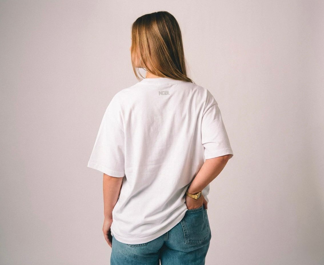 BASIC GRIS TEE - WHITE