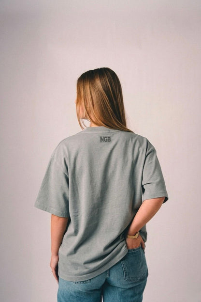 BASIC NOIR TEE - MISTY GREY